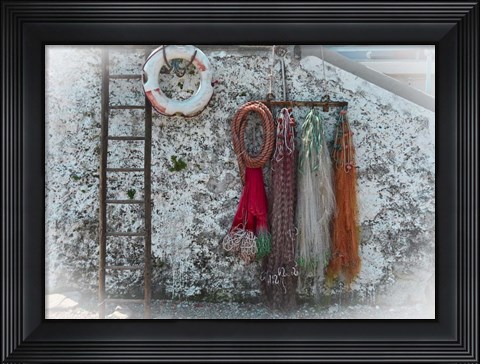 Framed Fishing Nets Print