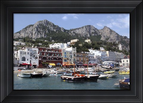 Framed Capri 2 Print
