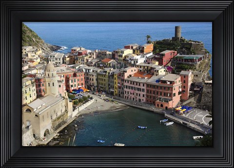 Framed Cinque Terra 3 Print