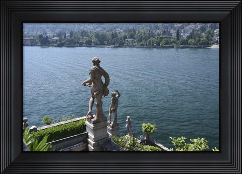 Framed Overlooking Water Print