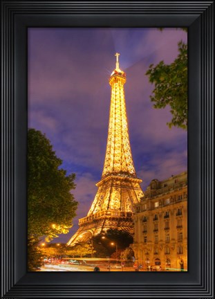 Framed Eiffel Tower 4 Print