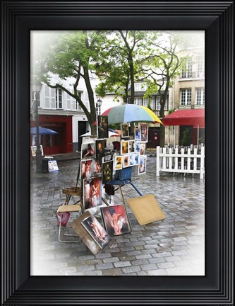 Framed Paris Painters Print