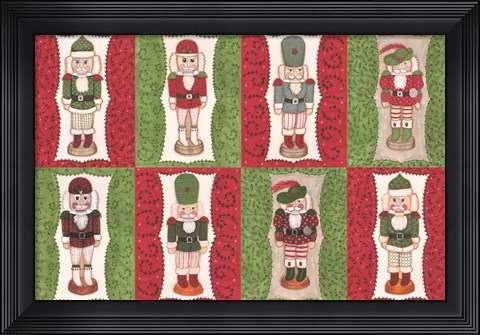 Framed Nutcracker Patchwork Print