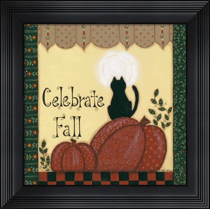 Framed Celebrate Fall Print