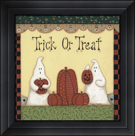 Framed Trick Or Treat Print