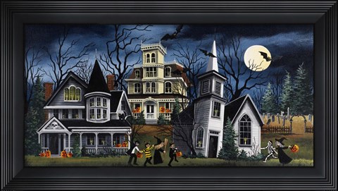 Framed Halloween Kids Print
