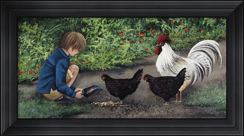 Framed Feeding Ralphie Print