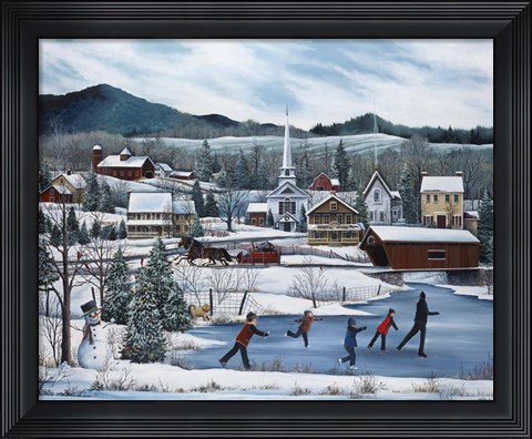Framed Skating Print