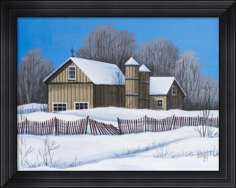 Framed Bright Winter&#39;s Day Print