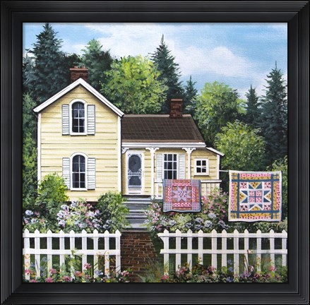 Framed Quilts Airing Print