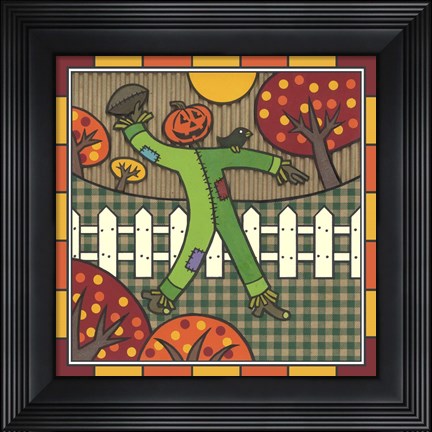 Framed Stitch Football 2 Print