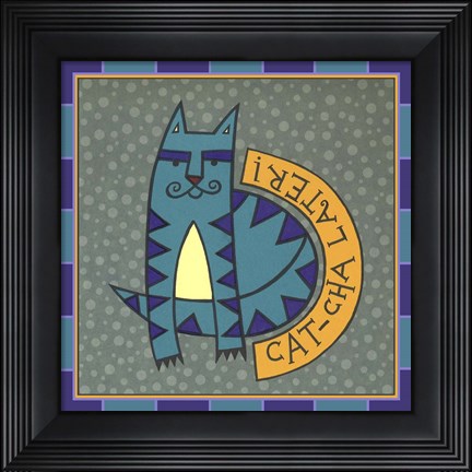 Framed Max Cat Iconic Print