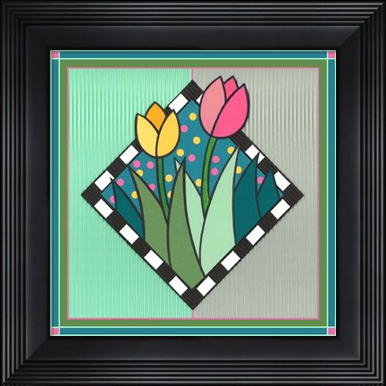 Framed Tulips 2 Print