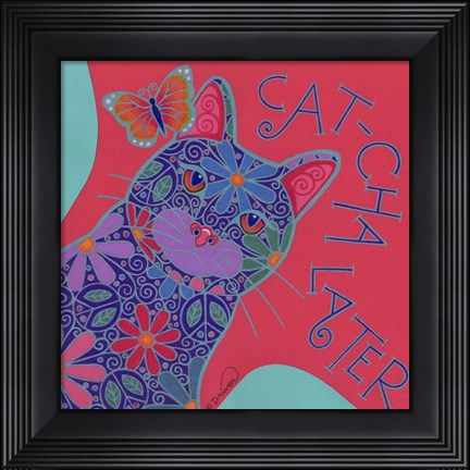 Framed Cat IV Print