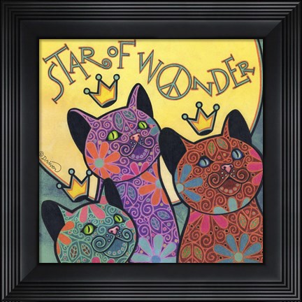 Framed Cat 5 Print