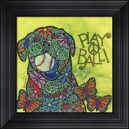 Framed Yellow Labrador #2 Print
