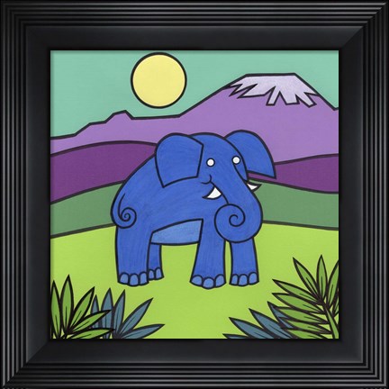 Framed Elephant Print