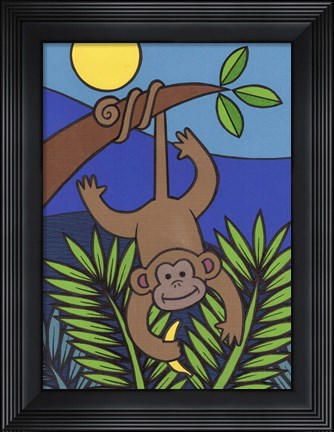 Framed Monkey Print