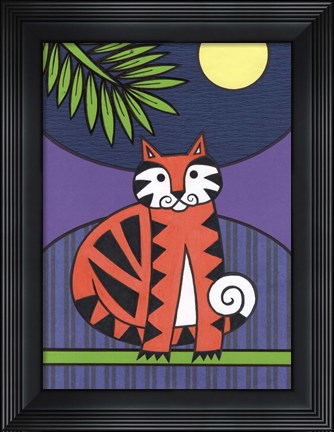 Framed Tiger Print