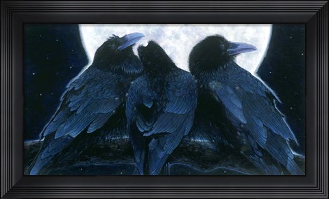 Framed Corvus Moon Print