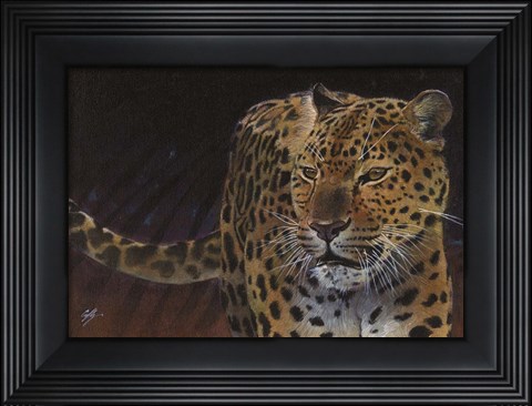 Framed Leopard Print