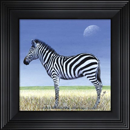 Framed Morning Moon Print