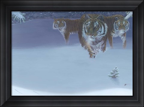 Framed Night Hunt Print