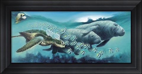 Framed Sirens &#39;A Sea Print