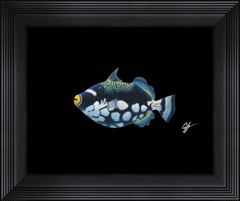 Framed Clown Trigger Print