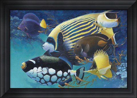 Framed Emporer Angel Print