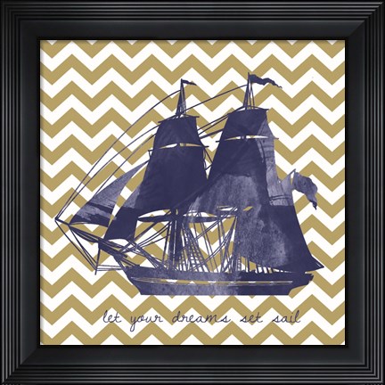 Framed Set Sail 2 Print