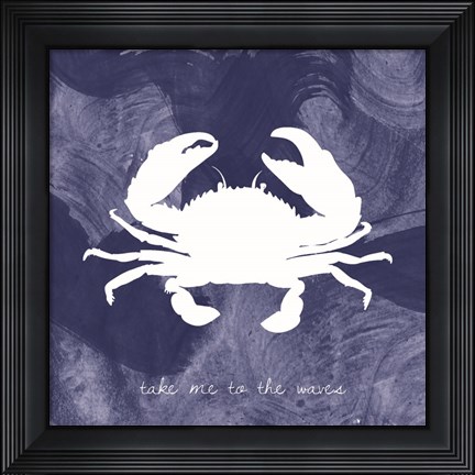 Framed Crab Print