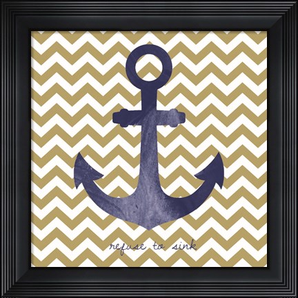 Framed Anchor 2 Print