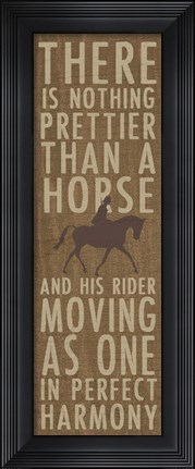 Framed Harmony Rider Print