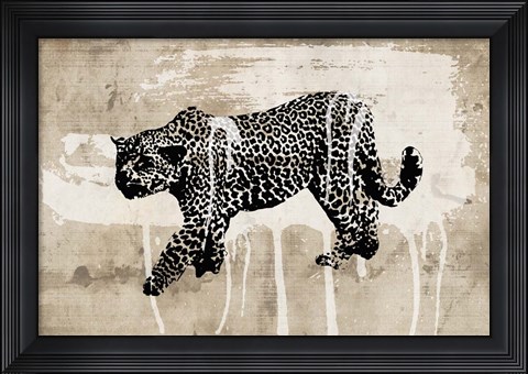 Framed Leopard Print