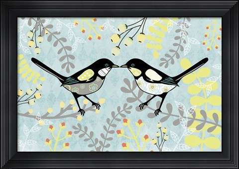 Framed Birds Print