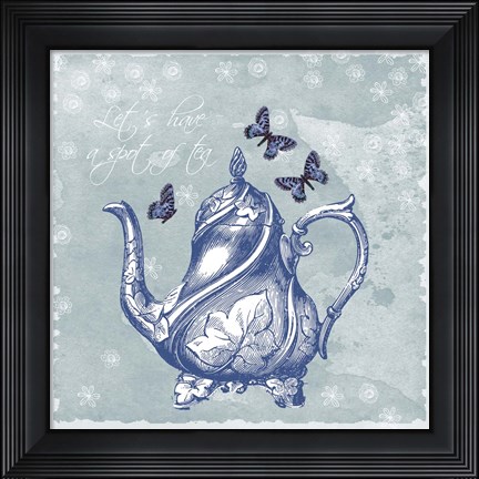 Framed Teapot Print