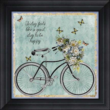 Framed Vintage Bike Print