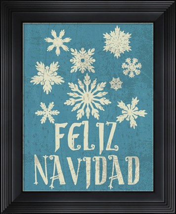 Framed Feliz 2 Print