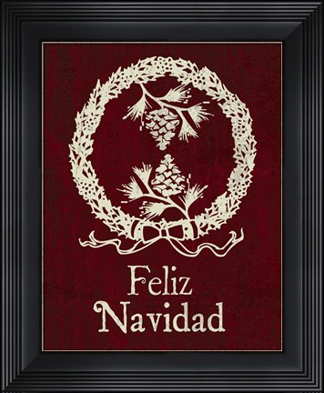 Framed Feliz 3 Print