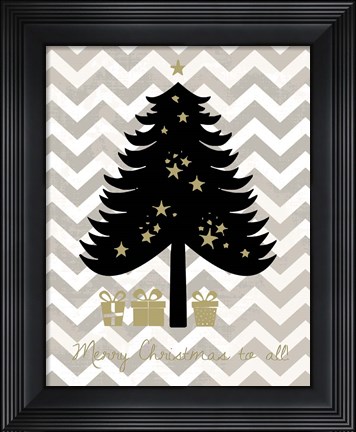 Framed Christmas Tree Print