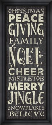 Framed Christmas Print