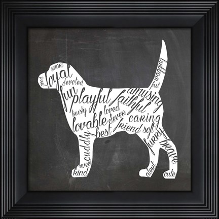 Framed Dog Print