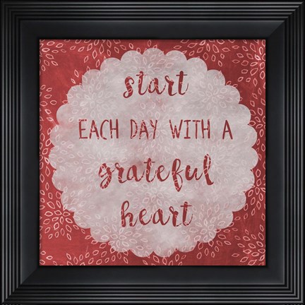 Framed Grateful Print