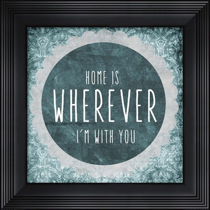 Framed Home Is Print