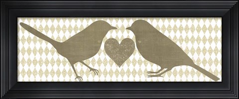 Framed Two Bird Print