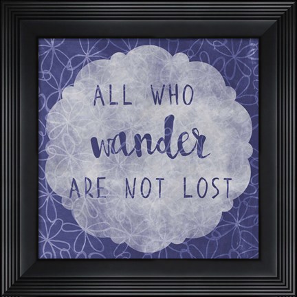 Framed Wander Print