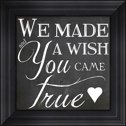Framed Wish Print