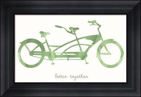 Framed Bike 3 Print