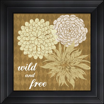 Framed Flowers 2 Print